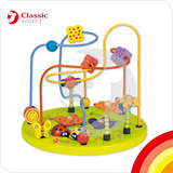 德国Classic木制玩具/花朵绕珠架 幼儿益智玩具串珠 金宝贝第一