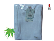 包邮◆三枪纯棉灯芯弹力男背心◆30235AO(合格品)