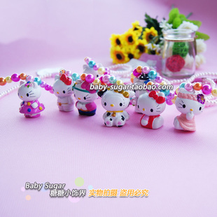 Hello Kitty女童毛衣链儿童项链kitty宝宝kt猫饰品配饰外贸正品