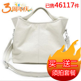 淘品牌〓麦包包※DUDU〓包邮10新品 时尚牛皮手提斜挎女包|gRdK