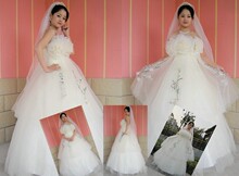 梦幻系列 冰丝玫瑰 孕妇婚纱 韩版婚纱礼服 买一送一
