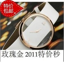 Moda CK 72 relojes / relojes sencilla mujer / reloj hueco transparente / reloj CK reloj personalizado de dos patas