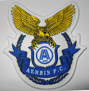 大连阿尔滨队标 阿尔滨队徽 中超阿尔滨刺绣队