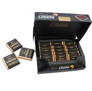  韩国*乐天加纳黑巧克力礼品装90g 内含18小块哦！毛115g