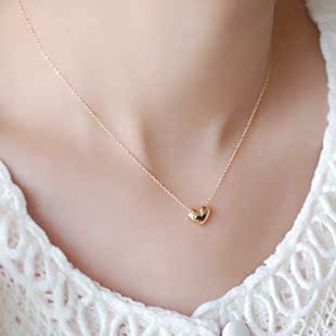 N2029 special offer does not fold! one exquisite wild popularity Heart Necklace collar chain