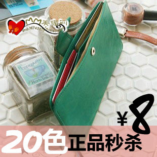 20色大热卖韩国qnigirls韩版钱包女式钱包长款超薄型卡包钱包