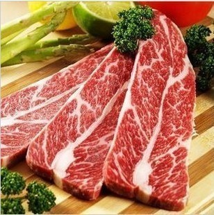  蓝标原味安格斯顶级去骨雪花牛小排/牛排/牛肉 240克左右