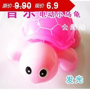 冲2皇冠特价 电动音乐爬行乌龟  儿童益智玩具0-1岁 电动玩具