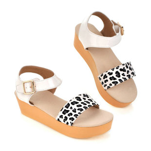  睿智贝儿 夏新款大童鞋韩版女童松糕凉鞋儿童凉鞋女孩公主鞋