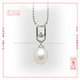 SE-A1065美丽时尚925银镀白金AAA珍珠项坠 送银链情人节礼品礼物佳