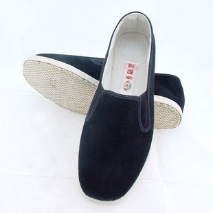  东福春 男式怀旧款 舒适养脚 传统手工千层底老北京布鞋 GN04-105