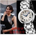 包邮林志玲代言心月系列女表钢带石英表 时装手表蓝宝镜面