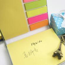 齐心2012新品彩色便签 盒 便签纸 易事贴便条本 文具 便利贴D5006
