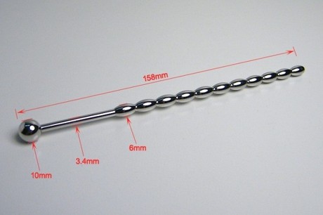 男用马眼尿道口刺激自慰 304不锈钢尿道拉珠导