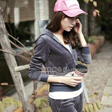 天鹅绒韩国时尚休闲运动 高品质 运动服 套装 女秋装005