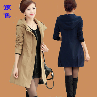 <em>淘宝网</em>正品质大牌休闲<em>女士</em>OL风衣女中长款外