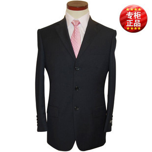 杉杉 西服 专柜正品含30%羊毛纯黑色条纹商务套西断码特惠3864|msdalam kategori Pakaian Lelaki, saman - dari Buy2taobao.com untuk memberikan perkhidmatan ejen Taobao profesional membeli