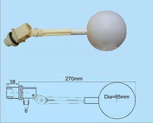 无压浮球阀,水箱浮球阀,孵化机可调节水位 浮球