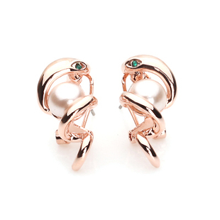 Yabao Yabao Pearl Earrings fashion jewelry snake Joker fashion personality unique earrings ear clip woman XJ-088