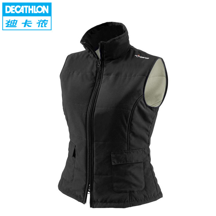 Decathlon 50 percent female equestrian vest comfortable warm a genuine sport vest FOUGANZA