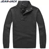 JeanJack男装2012新款春装纯棉毛衣 男 休闲打底男士针织衫简天明