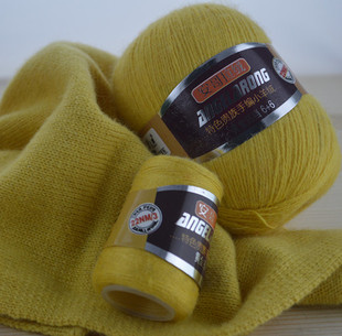 三利安哥拉羊绒线，手编山羊绒线，中粗羊毛线6+6