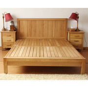 JBT佳佰庭纯白橡木家具实木床橡木床简约成人儿童单双人床NP601