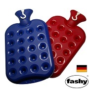 fashy德国进口蜂窝充注水热水袋暖手宝赠外套 暖宫暖水袋10年老店