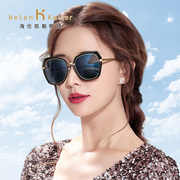 海伦凯勒潮墨镜明星同款偏光驾驶镜时尚大框太阳镜女8721
