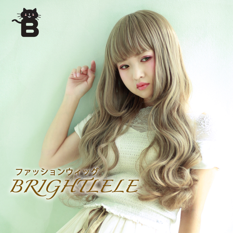 Brightlele日本时尚假发 长鬓角 长卷发 娃娃卷大波浪原宿风假发在类目 美发护发/假发, 假发, 整顶假发中 - 来自Buy2taobao.com提供专业的淘宝代购服务
