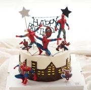 蛋糕装饰 7款超凡蜘蛛侠摆件 玩具手办人偶公仔模型摆件 生日礼物