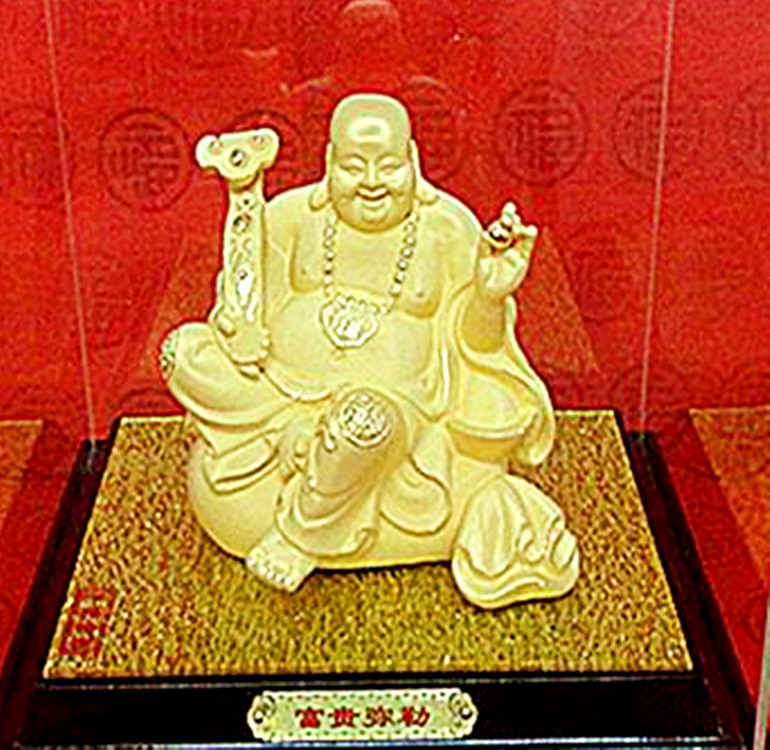 绒沙金工艺品佛摆件黄金商务礼品乔迁公司开业庆典贺礼平安摆件在类目 家居饰品, 摆件中 - 来自Buy2taobao.com提供专业的淘宝代购服务