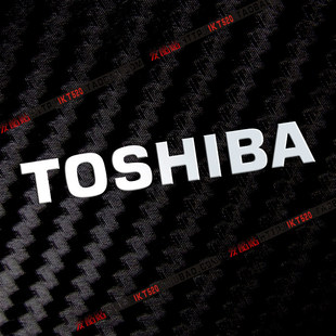 Toshiba标志 金属贴 东芝logo 金属贴纸 电脑DIY贴 手机防辐射贴