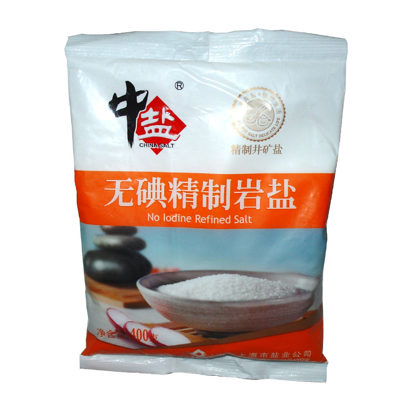 【天猫超市】中盐无碘精制岩盐400g 食用盐（新老包装随机发货）