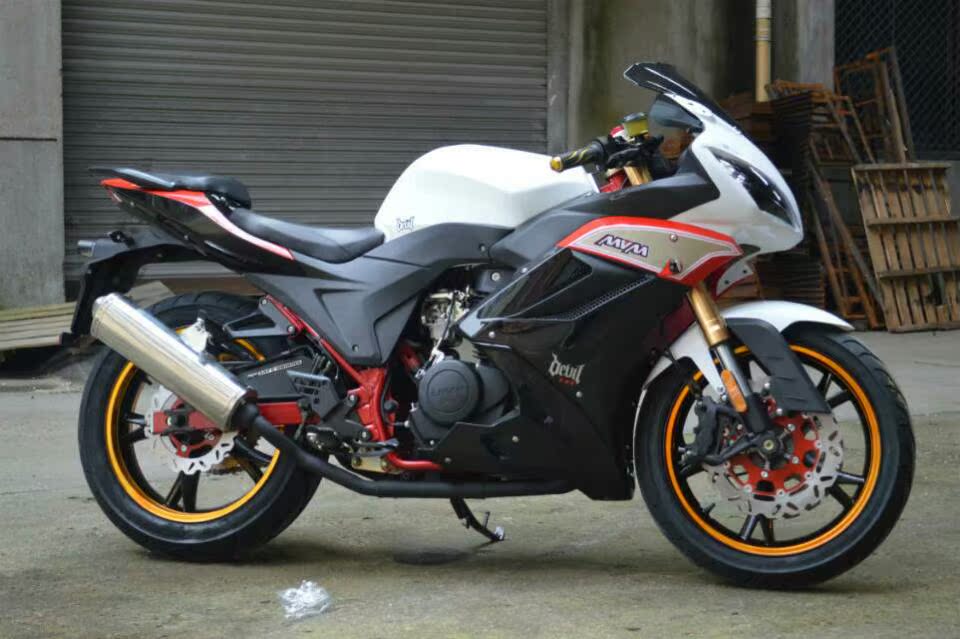 新陵宗申动力地平线 R2摩托车跑车 大型S街跑