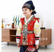 男孩舞台演出表演韩式男童韩国朝鲜族民族服装，儿童韩服h-e015