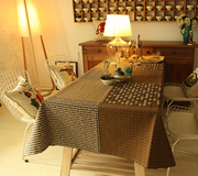 日式桌布高级感咖啡餐厅，布艺西餐桌布客厅茶几，台布长方形茶几布