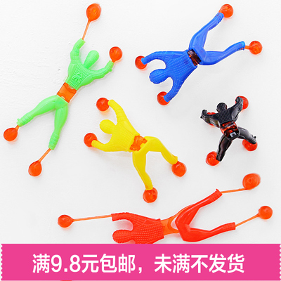 神奇翻跟斗 爬墙蜘蛛人 儿童玩具批发地摊爬璧人攀岩六一儿童节