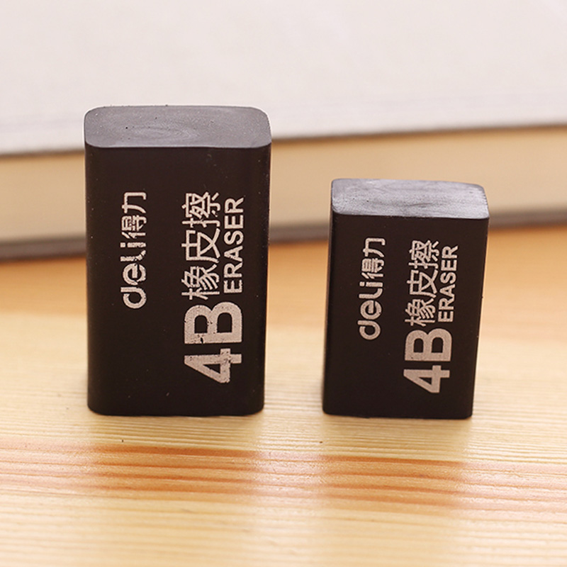 得力橡皮擦擦得干净不留痕4B橡皮擦黑色美术橡皮擦小学生用橡皮擦在类目 电子词典/电纸书/文化用品, 日常学习用品, 橡皮中 - 来自Buy2taobao.com提供专业的淘宝代购服务