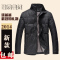 上下架计划:2014新款中老年羽绒服 男加厚中年爸爸装外套中长款冬装羽绒服男
