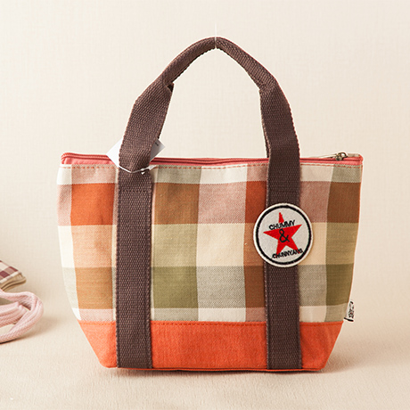 Korean Edition Lunch cooler bag Green lunch bag Fabric art literature Retro Female models canvas Checkered starin the Storage consolidation , Home Storage appliances , Pouch , Insulation package category - from Buy2taobao.com to provide professional Taobao agent buy service