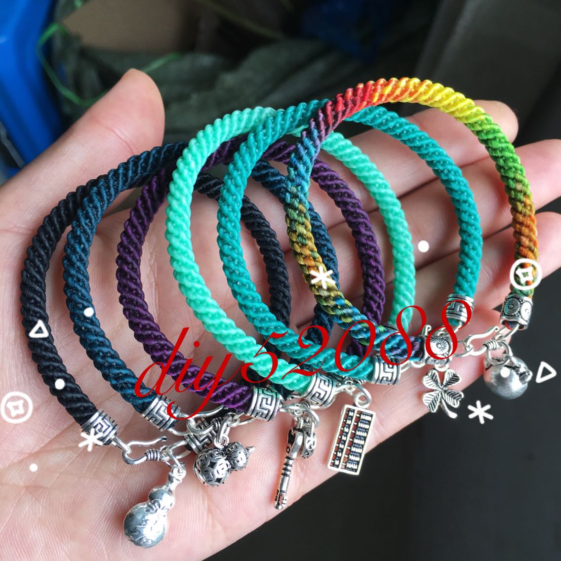 薇絲娜娜 泰蠟玉米結手繩 diy個性手工定制飾品 男女情侶手鏈在類目 飾品/流行首飾/時尚飾品新, 手鍊中 - 來自Buy2taobao.com提供專業的淘寶代購服務