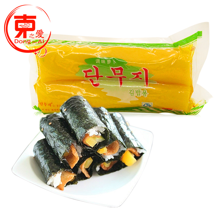 Korean Sushi Yellow radish Flavor Large root 500g Kimbap radish Noodles Side dish Sweet and sourin the Agri rice/Dried foods/Condiment , Condiment/Jam/Salad , Sushi category - from Buy2taobao.com to provide professional Taobao agent buy service