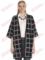 上下架计划:意大利代购 2014秋冬MAX MARA WEEKEND 大格子拼接长版开衫毛衣
