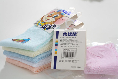 5双包邮 正品六指鼠童袜夏季儿童透气网眼袜 薄纯棉男女袜子批发