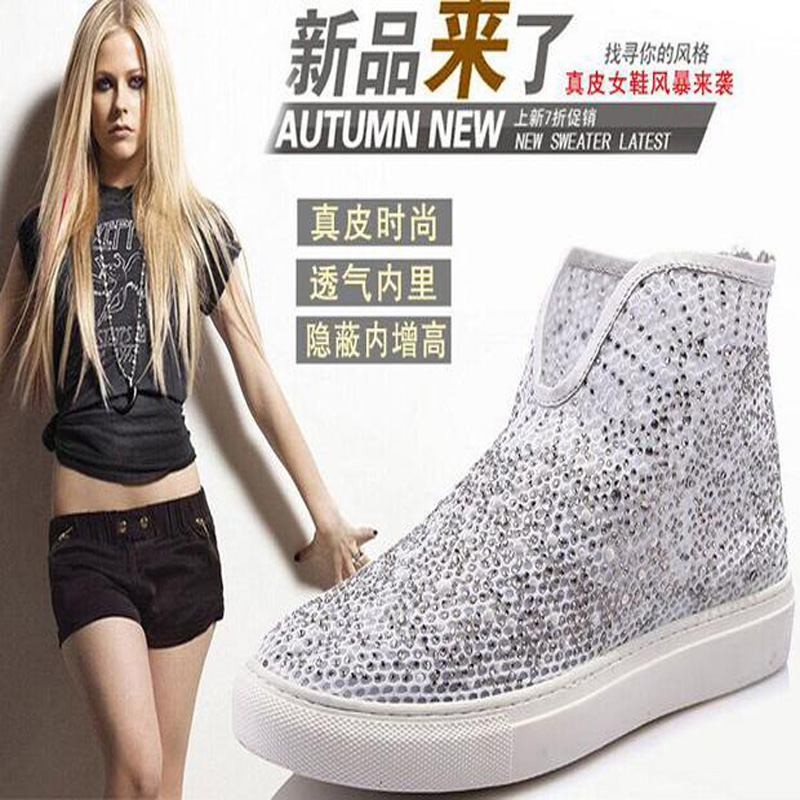 new pattern Jacobs Rhinestone leisure time Flat bottom Walking shoes A pedal Lok Fu shoes Women's Shoes motion Hollow ventilationin the Women's Shoes, High shoes category - from Buy2taobao.com to provide professional Taobao agent buy service