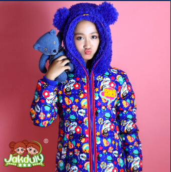JAKDULY杰克丹尼女童羽绒服羊羔绒连帽印花羽绒服DH6031在类目 童装/婴儿装/亲子装, 羽绒服饰/羽绒内胆, 羽绒服中 - 来自Buy2taobao.com提供专业的淘宝代购服务