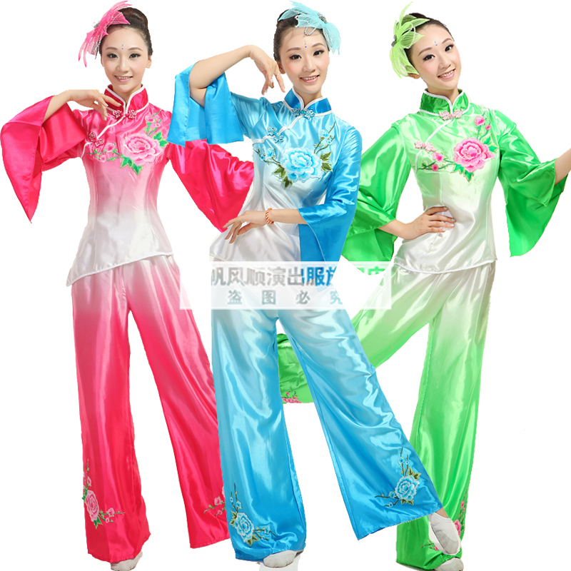show Clothes & Accessories square dance Yangge Dance clothing Chorus Drum classical perform modern stage dance clothing A-98in the Women's clothing/Boutique , Costume/National costume/Stage costumes , National costume/Costumes category - from Buy2taobao.com to provide professional Taobao agent buy service
