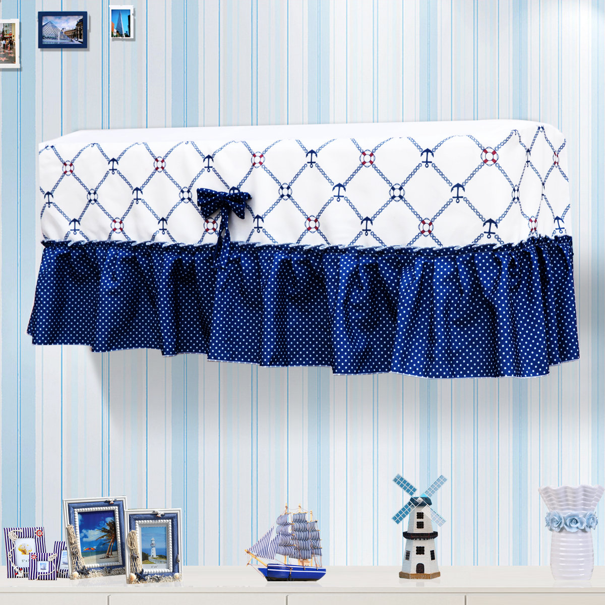 Boot available Hood lattice Countryside Hanging type Air conditioner cover Fabric art Hang up Air conditioner cover Air conditioning units dust coverin the Home Fabric , Dust protection cover , Air conditioner cover category - from Buy2taobao.com to provide professional Taobao agent buy service