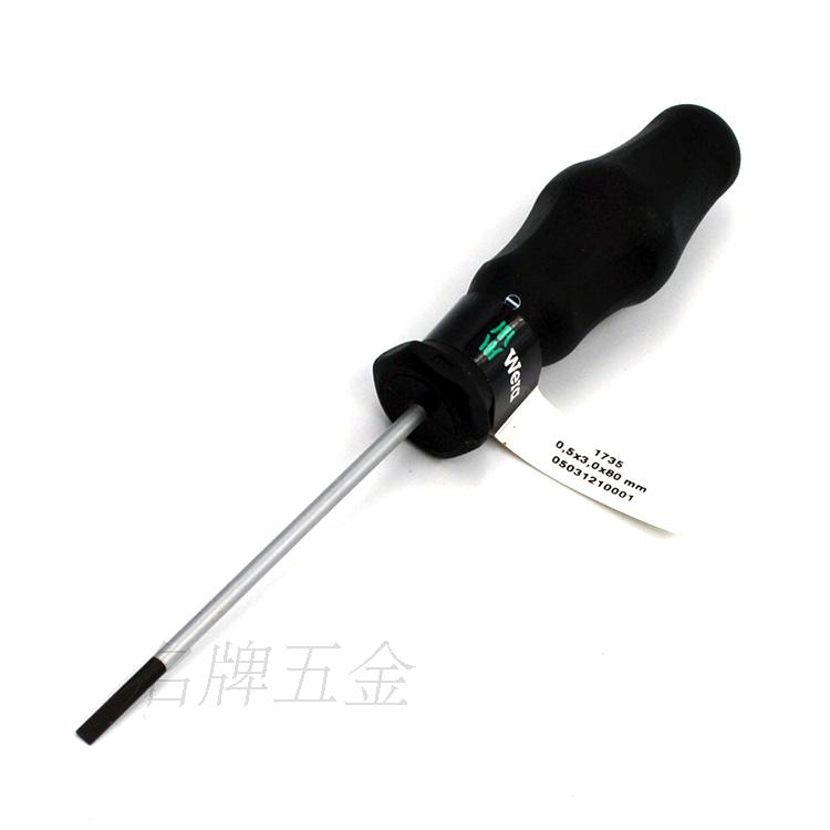 WERA 德国维拉经典型一字螺丝刀1735-2.5*75 6.5*150|msdalam kategori perkakasan/alat, Alat-alat tangan, Pemutar skru, pemutar skru kepala, lain - dari Buy2taobao.com untuk memberikan perkhidmatan ejen Taobao profesional membeli